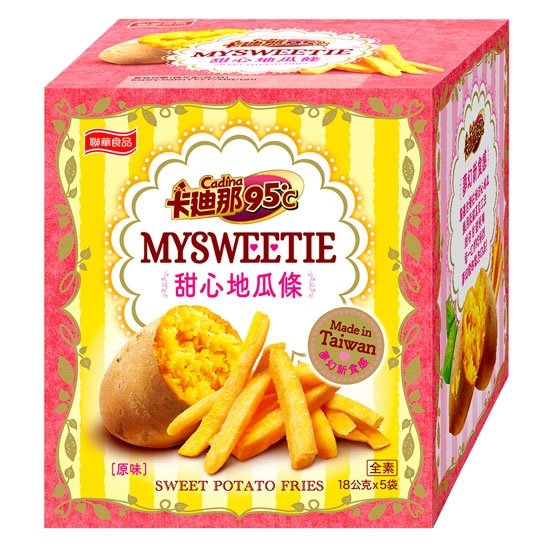 卡迪那95&deg;c  台灣原味地瓜條(18g*5袋)