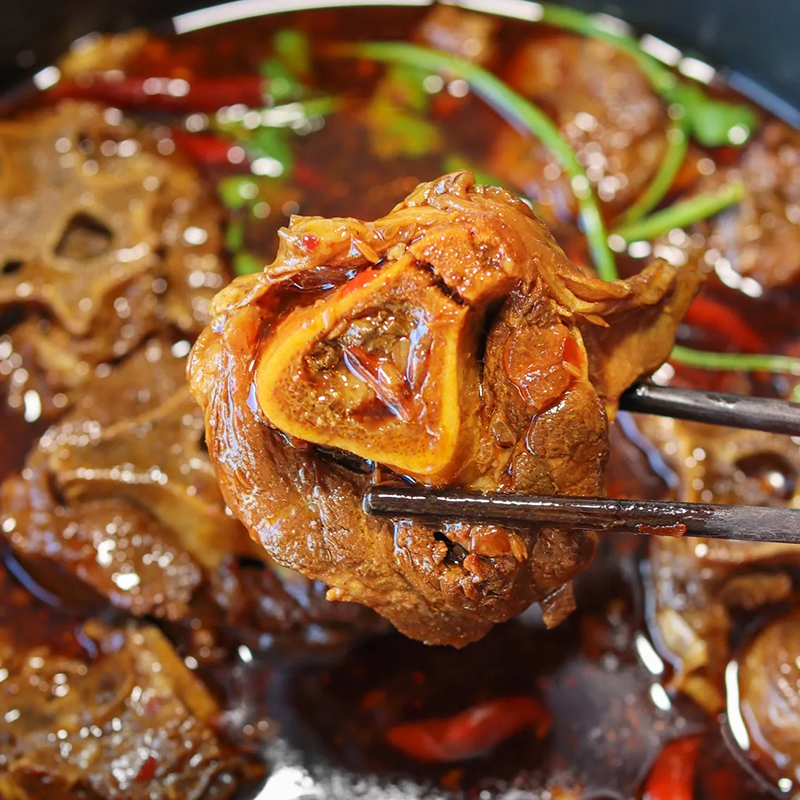 【菜品】老李滷味 極品羊蠍子 1kg OGD Premium Lamb Spine Hot Pot Dish 1kg