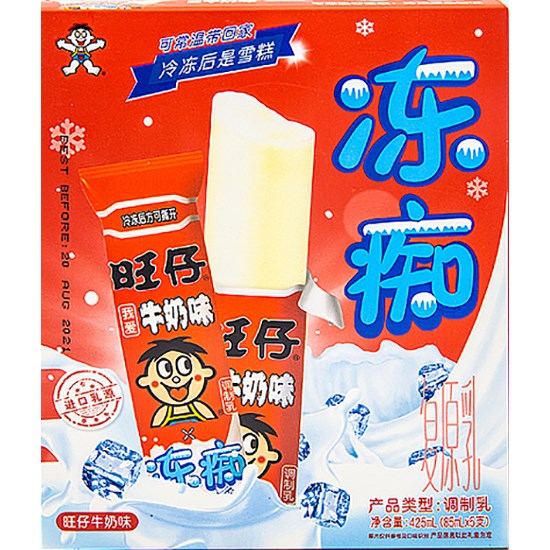 旺仔 牛奶味凍癡(5入)425ml