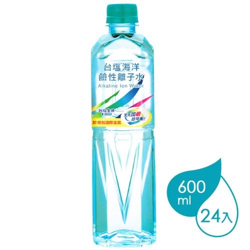 台鹽 鹼性離子水600ml(24入)