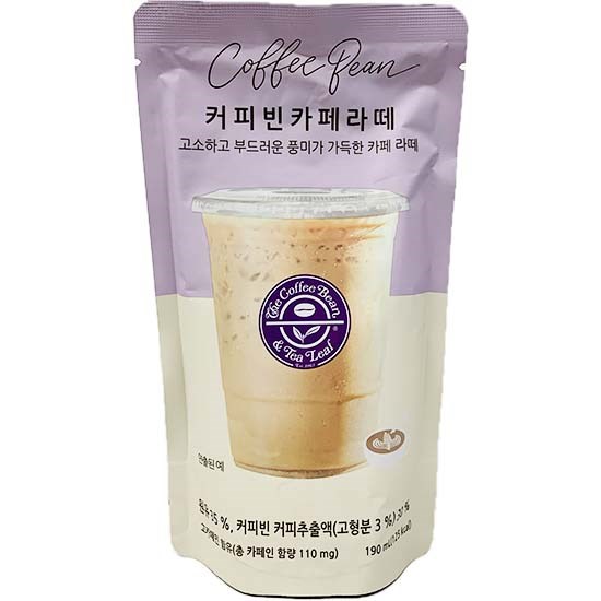 Coffee Bean 拿鐵咖啡飲料190ml
