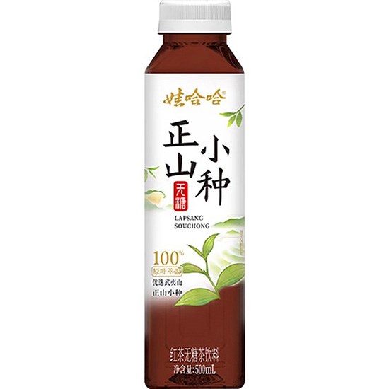 娃哈哈 無糖正山小種茶飲料500ml