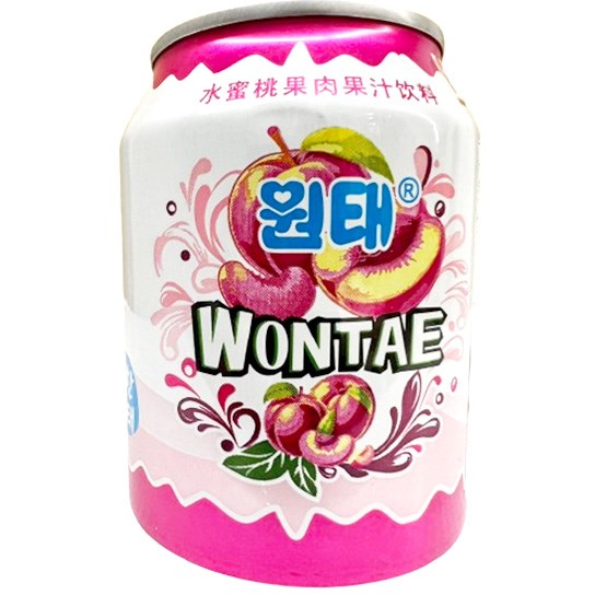 【賞味期17.01.2026】Wontae 水蜜桃味果汁飲料238ml