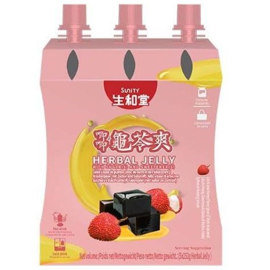 生和堂 荔枝蜂蜜味吸吸龜苓爽(3入)759g