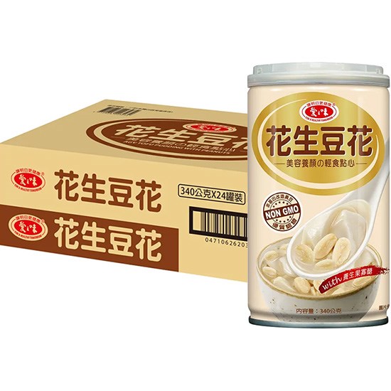 愛之味 花生豆花340g*24p