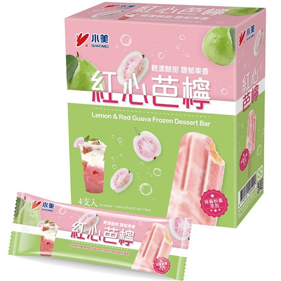 小美 紅心芭檸冰棒(4入)300g