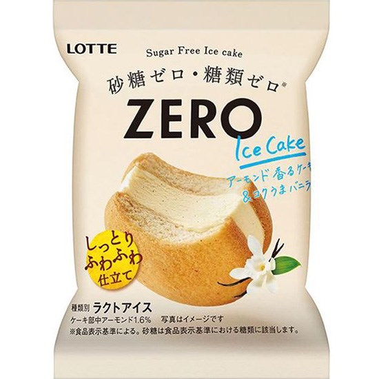 Lotte 0糖蛋糕三明治夾心冰淇淋44ml