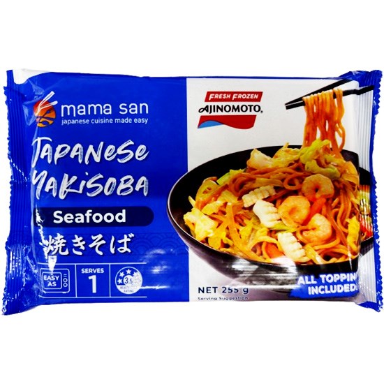 Mama San 冷凍日式海鮮炒麵255g
