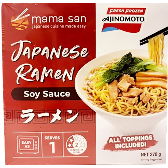 Mama San 冷凍日式醬油拉麵270g