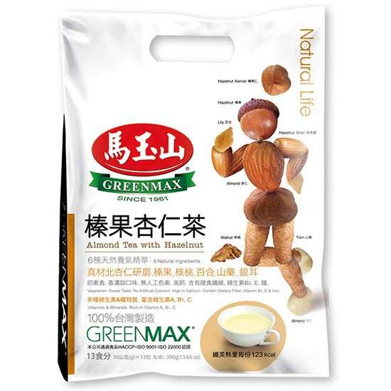 馬玉山 榛果杏仁茶(13p)390g