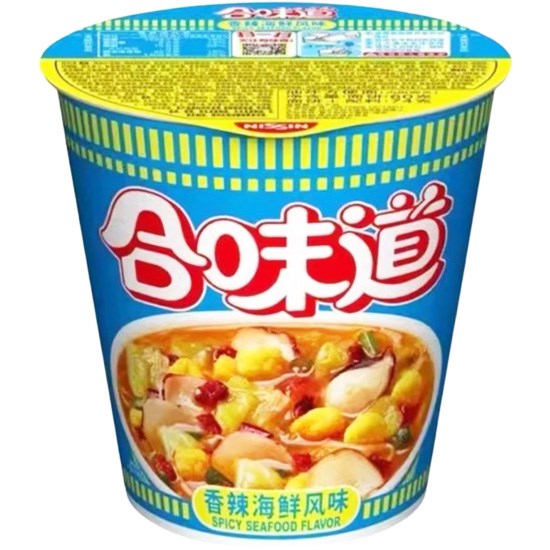 日清 合味道香辣海鮮杯麵(大陸版)74g