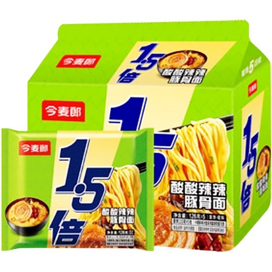 今麥郎 酸酸辣辣豚骨麵(5入)630g