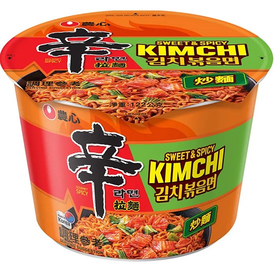 Nongshim 泡菜味辛拉麵炒麵大碗122g