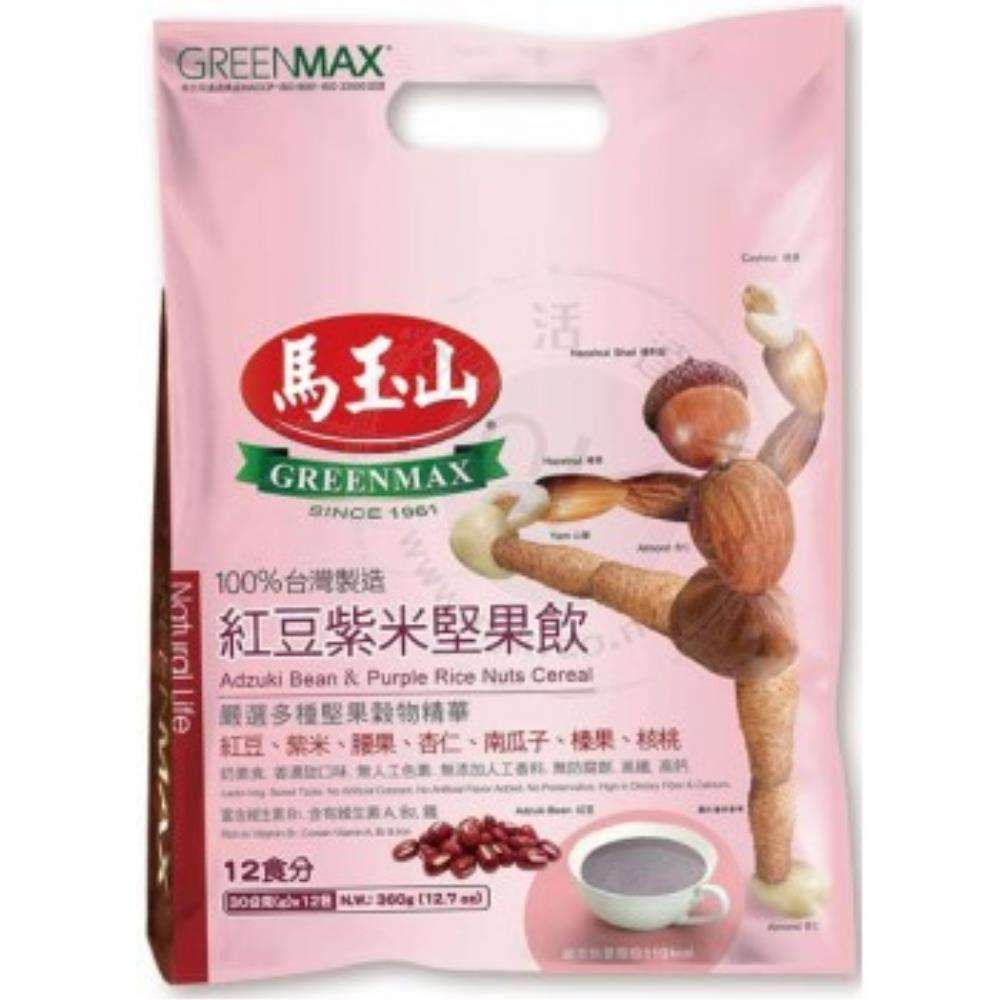 馬玉山 紅豆紫米堅果飲(12p)360g