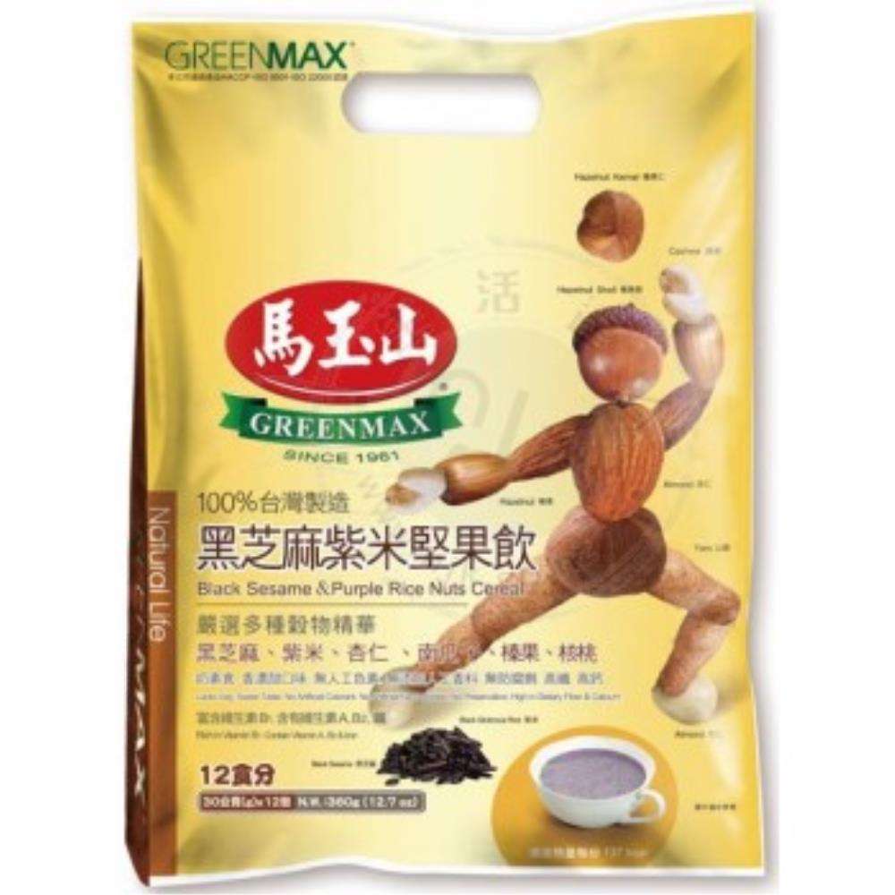 馬玉山 黑芝麻紫米堅果飲(12p)360g