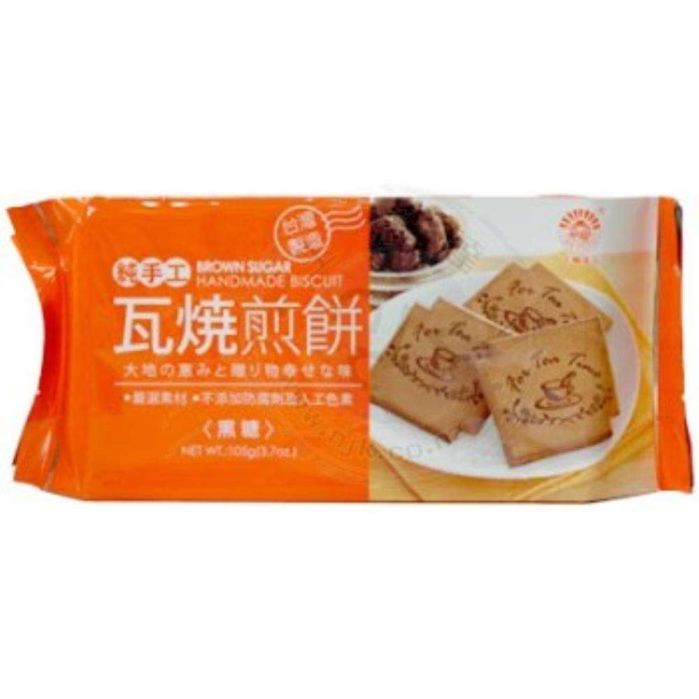 天鵬 瓦燒煎餅黑糖味105g