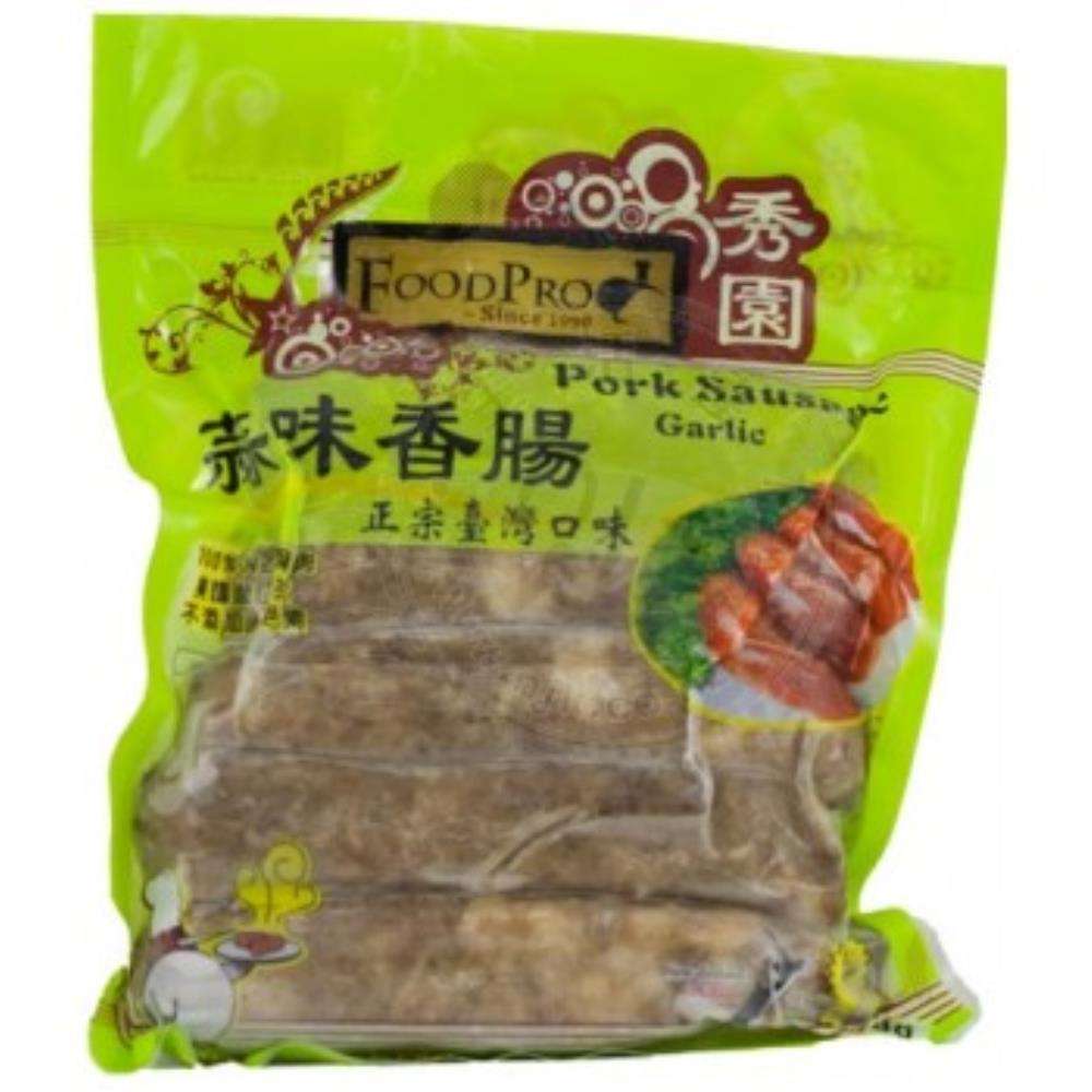 秀園 蒜香香腸400g FPL Sausage Garlic Flv 400g
