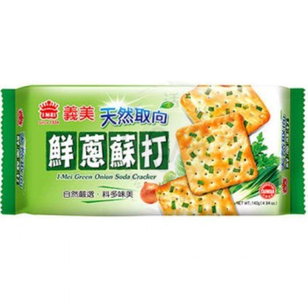 義美 天然鮮蔥蘇打餅乾140g IM Green Onion Soda Cracker 140g