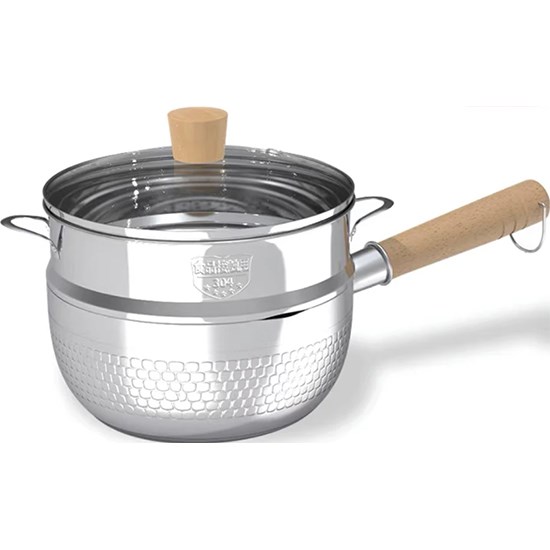 思源皇廚 含蓋&蒸籠雪平鍋20cm(SP-PXP320-3)