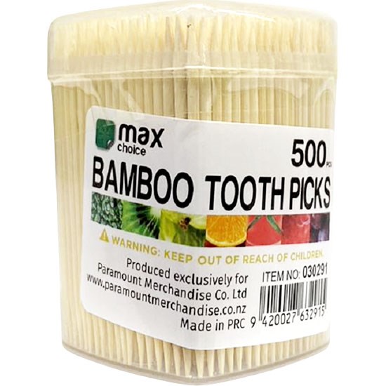 Max Choice 竹牙籤(500支)