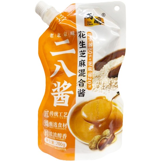 購醇 二八醬 花生芝麻混合醬200g