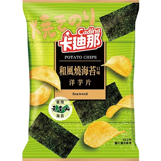 聯華 卡迪那 和風燒海苔薯片58g