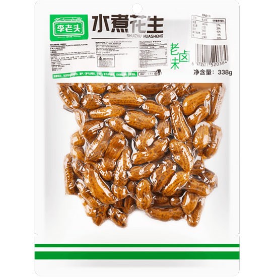 李老頭 老滷味水煮花生338g