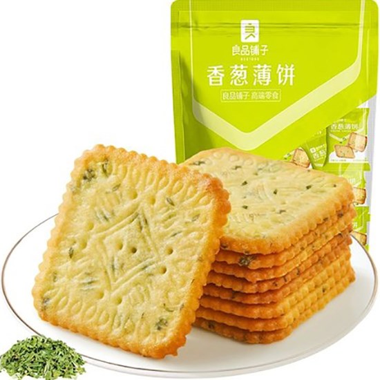 良品鋪子 香蔥薄餅480g