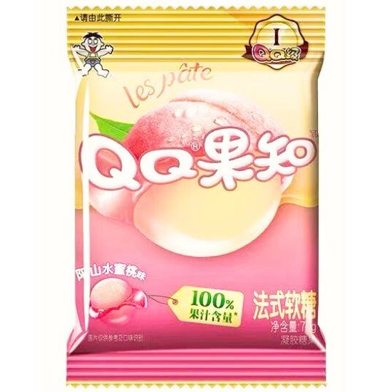 旺仔 QQ 陽山水蜜桃味軟糖70g