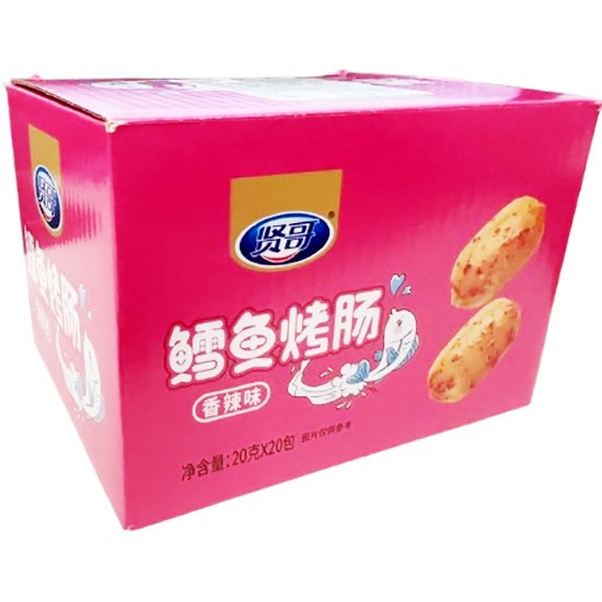 賢哥 香辣味鱈魚烤腸(20入)400g