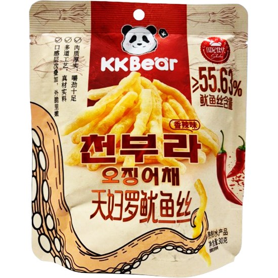 超友味 香辣味天婦羅魷魚絲30g