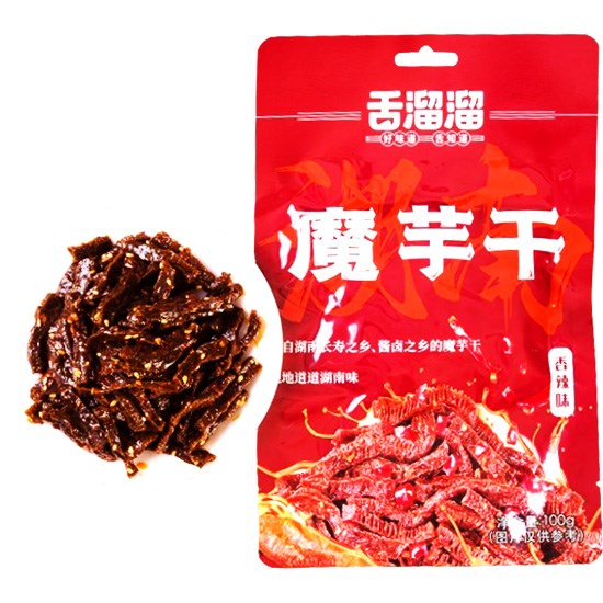 舌溜溜 香辣味魔芋乾118g