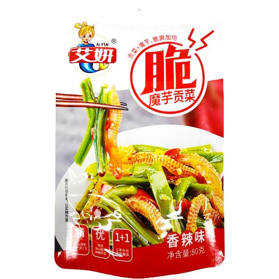 艾妍 香辣味魔芋貢菜80g