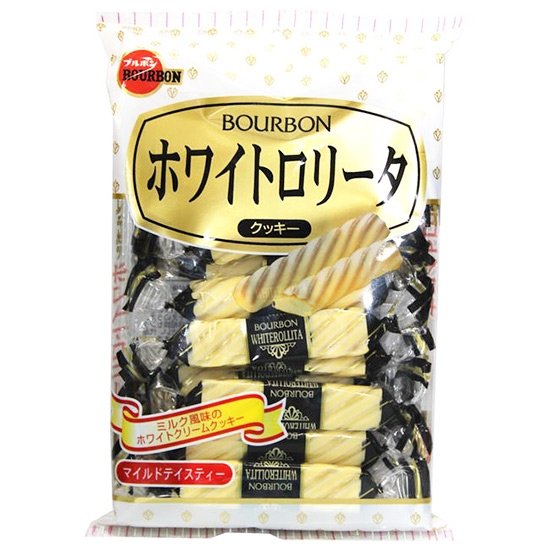 Bourbon 白巧克力餅乾捲99g