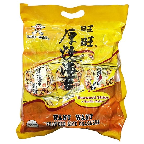 旺旺 厚燒海苔米餅禮包308g WW Seaweed Rice Cracker 308g