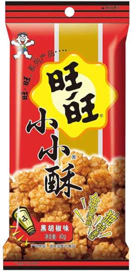 旺旺 黑胡椒味小小酥60g WW Black Pepper Flv Crispy Rice Cracker 60g