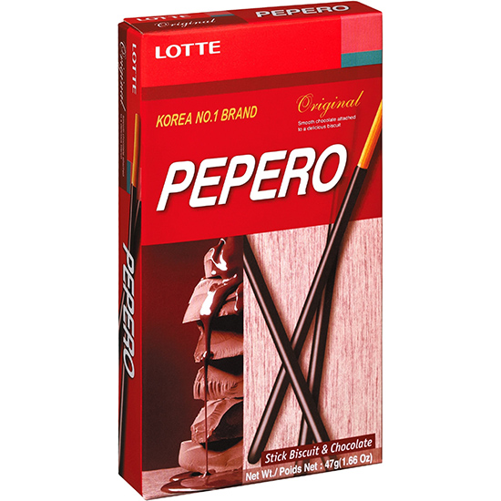 Lotte Pepero 巧克力棒47g Lotte Pepero Chocolate Stick 47g