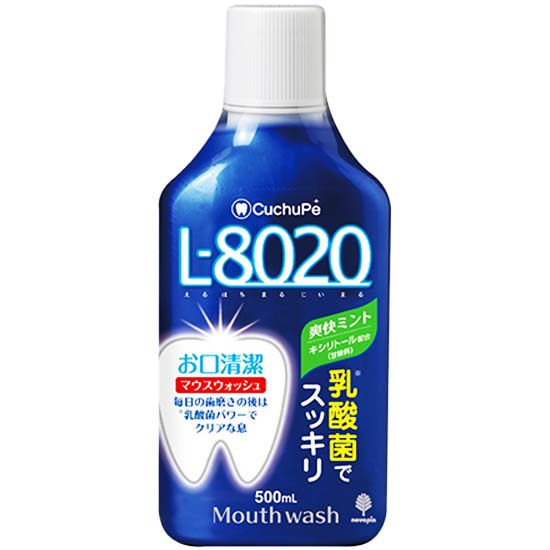 庫球珮 CuchuPe L-8020乳酸菌漱口水 清爽薄荷味 500ml