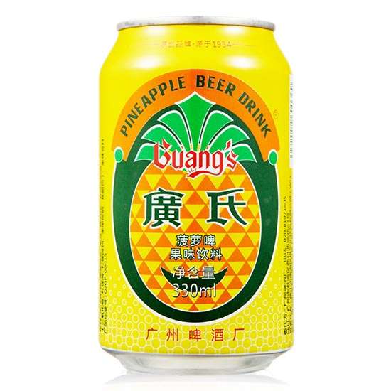 廣氏 菠蘿啤果味飲料330ml