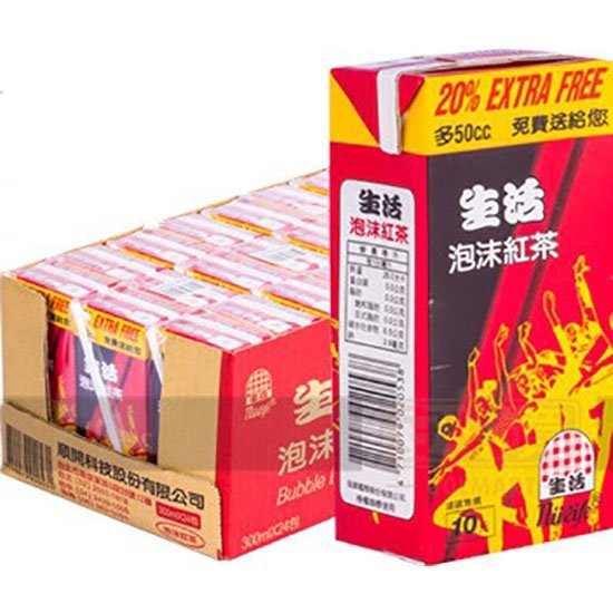 生活 泡沫紅茶300ml*24p