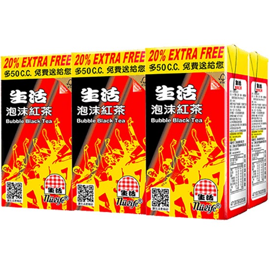 生活 泡沫紅茶(6入)300ml