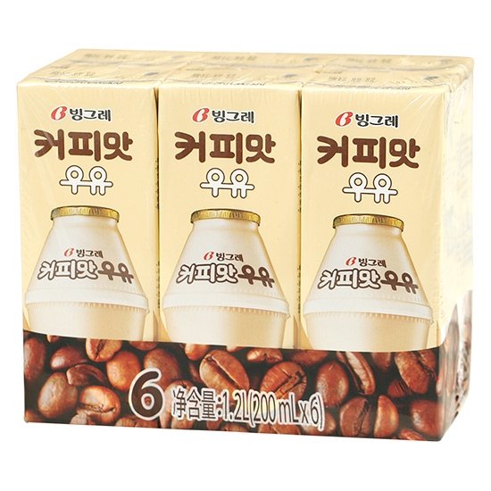 Binggrae 咖啡味牛奶飲料(6入)1200ml