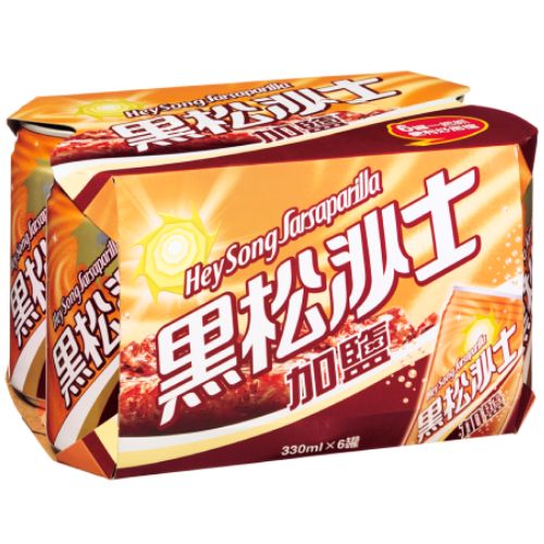 黑松沙士 加鹽330ml*6p