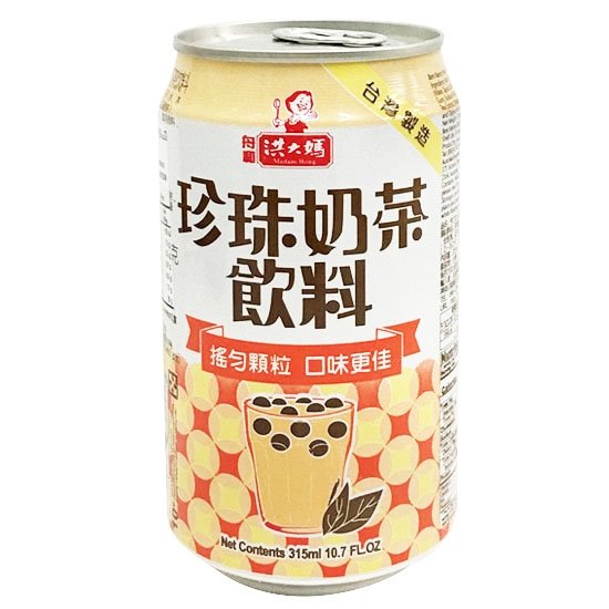 洪大媽 珍珠奶茶飲料315ml Madam Hong Pearl Milk Tea Drink 315ml