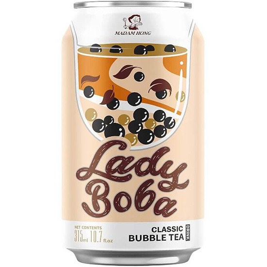 洪大媽 珍珠奶茶飲料315ml Madam Hong Pearl Milk Tea Drink 315ml