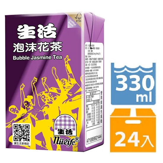 生活 泡沫花茶300ml*24p