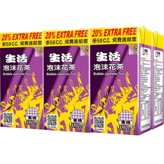 生活 泡沫花茶(6入)300ml