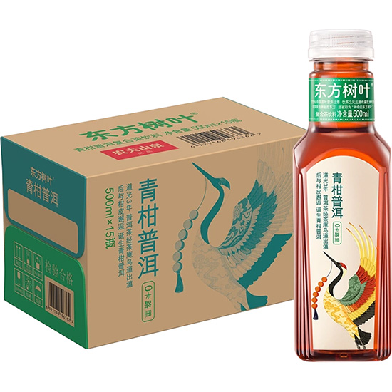 東方樹葉 青柑普洱茶飲料500ml*15p