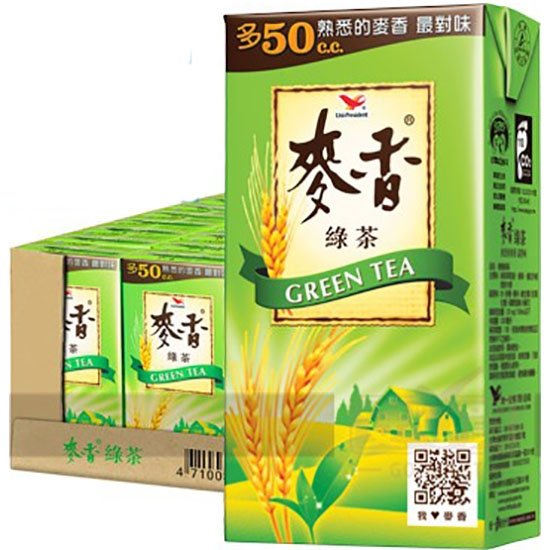 統一 麥香綠茶300ml*24p