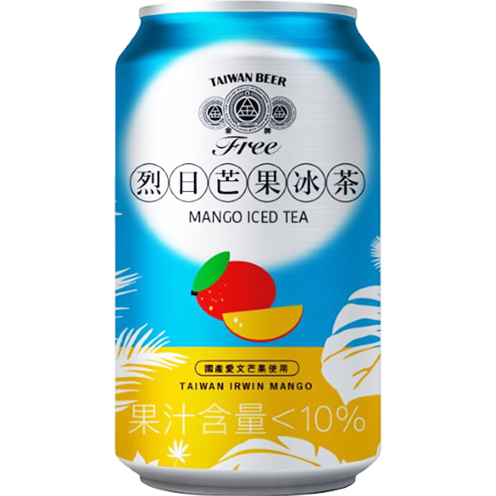 金牌 烈日芒果冰茶啤酒風味飲料330ml